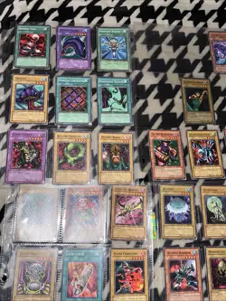 Yugioh TCG Binder Pages Card Collection Lot Old School Vintage Lot - Image 1