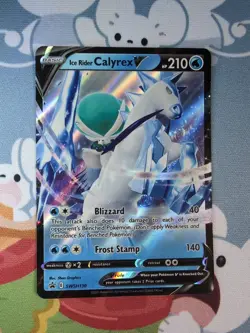 Ice Rider Calyrex V SWSH130 Promo Sword & Shield Pokemon TCG Card NM - Image 1