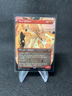 Nova Hellkite Borderless Edge of Eternities Rare MTG Card Near Mint - Image 1