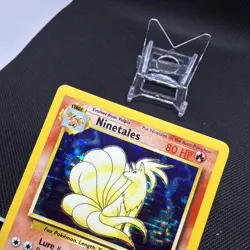 Pokemon TCG Ninetales Holo Rare Card 12/102 Base Set - Vintage Card - Image 2