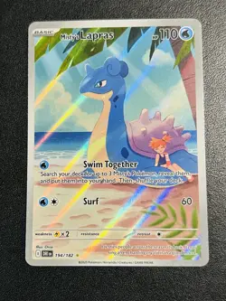 Pokemon TCG Misty’s Lapras Card 194/182 Destined Rivals - Image 1