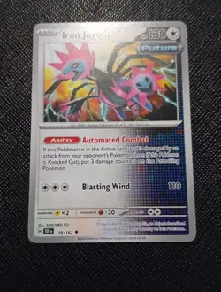 Pokemon Iron Jugulis TCG Scarlet Violet Temporal Forces 139/162 Regular Card - Image 1