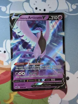 Galarian Articuno V 58/198 Ultra Rare Chilling Reign Pokemon TCG Card NM - Image 1