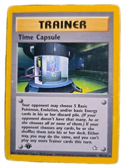 TIME CAPSULE 90/111 Pokemon Card 1995-2000 Nintendo Rare Trainer VG - Image 4