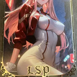 Goddess Story Gold METAL Card - Maiden Party - Serial Number #/200! Zero Two 2 - Image 3