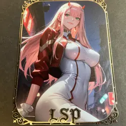 Goddess Story Gold METAL Card - Maiden Party - Serial Number #/200! Zero Two 2 - Image 4