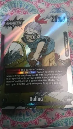 Dragon Ball permanant Bulma trading card - Image 2
