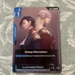 GD01-101 Deep Devotion R Gundam Card Game - Image 2