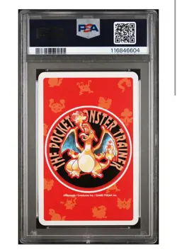 Dragonite PSA 10 Pokemon Red Version Playing Card 143 10 Spades Poker Charizard - Image 3