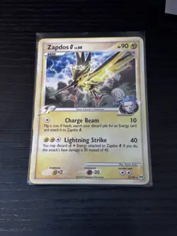 Pokemon Zapdos G Holo Card Platinum Arceus Rare (12/99) - Image 1