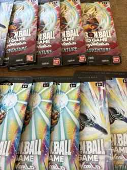 Lot Of 18 Dragon Ball Super Card Game Fusion World Adventure Sealed Packs FB05 - Image 2