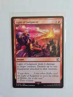 Light of Judgment - Final Fantasy - NM - MTG Magic - Common - Instant - Image 1