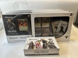 mtg final fantasy commander deck set of 4 from Costco SEALED plus play box - Image 1
