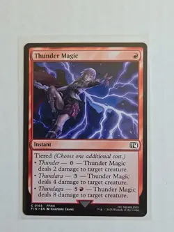Thunder Magic - Final Fantasy - NM - MTG Magic - Common - Instant - Image 1