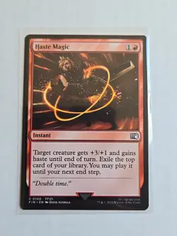 Haste Magic - Final Fantasy - NM - MTG Magic - Common - Instant - Image 1
