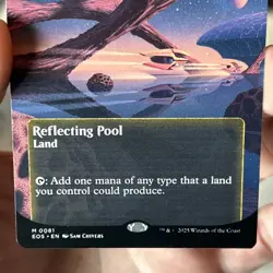 MTG Edge of Eternities Reflecting Pool M 0081 Borderless Land Non-Foil NM - Image 5