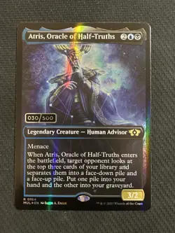 MTG - MUL - Atris, Oracle of Half-Truths - Serialized Foil 030/500 - R 0164 NM - Image 1