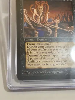 MTG 1994 Antiquities Yawgmoth Demon CGC 8.5 NM/Mint+ - Image 4