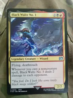 MTG - Black Waltz No. 3 - Final Fantasy - Pack Fresh!! - Image 1