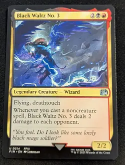 MTG - Black Waltz No. 3 - Final Fantasy - Pack Fresh!! - Image 1