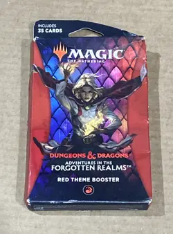 MTG Dungeons & Dragons Adventures In The Forgotten Realms Red Theme Booster - Image 1