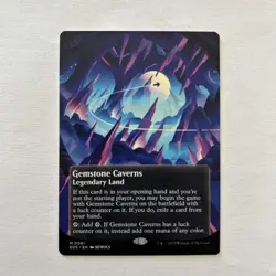 MTG Edge of Eternities Gemstone Caverns M 0061 Borderless Leg. Land Non-Foil NM - Image 1