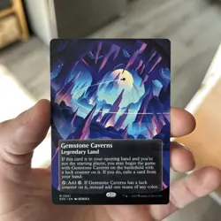 MTG Edge of Eternities Gemstone Caverns M 0061 Borderless Leg. Land Non-Foil NM - Image 3