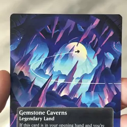 MTG Edge of Eternities Gemstone Caverns M 0061 Borderless Leg. Land Non-Foil NM - Image 4