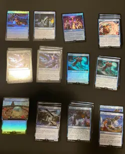 MTG Final Fantasy Blue Lot 110 Cards Commons, Foils, Rare, Uncommon Listed Disc - Image 4