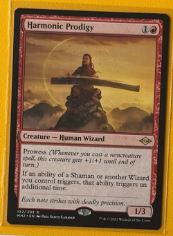 NM Harmonic Prodigy x1 Modern Horizons 2 MTG Magic the Gathering - Image 1