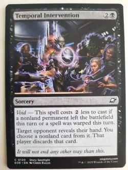 Temporal Intervention #0120 Edge of Eternities MTG Magic NM X 4 copies - Image 2