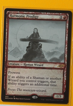 FOIL SHOWCASE Harmonic Prodigy ~ Modern Horizons 2 NM MTG - Image 1