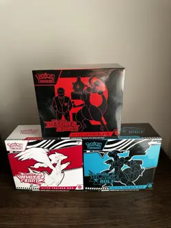 Pokemon Scarlet & Violet Destined Rivals White Flare Black Bolt ETB Lot Of 3🔥🔥 - Image 1