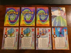 Topps Pokemon TV Animation Die Cut, Evolution, Puzzle, Series 1 Lot of 8 Cards - Image 2