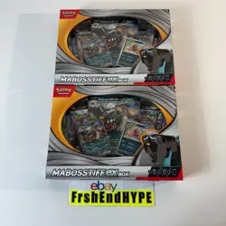 Pokemon TCG Mabosstiff ex Box (Set Of 2) 4x Booster Packs Each 2 Promo Cards NEW - Image 2