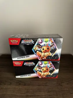 Pokemon Scarlet & Violet Prismatic Evolutions Surprise Box Lot Of 2 🔥🔥 - Image 1