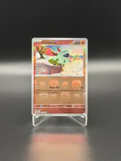 Pokemon TCG S&V Black Bolt: Larvesta 015/086 - Masterball - Image 1