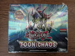 YUGIOH TCG TOON CHAOS 1st Edition ENGLISH Sealed Booster Box - Image 1