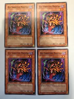YUGIOH OLD VINDICTIVE MAGICIAN MFC-067 1ST Edition COMMON Near Mint (4) - Image 2