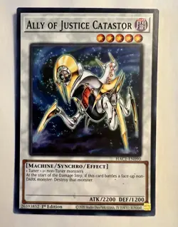 Yugioh Ally of Justice Catastor HAC1-EN090 Duel Terminal Common 1st Ed NM - Image 1