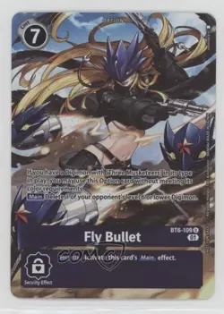 2021 Digimon Card Game - Double Diamond Fly Bullet (Box Topper) #BT6-109 02l5 - Image 1