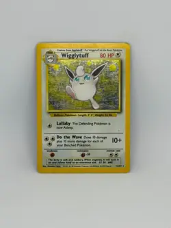Pokemon Card Wigglytuff 16/64 Jungle No Symbol Error - MP - Image 2