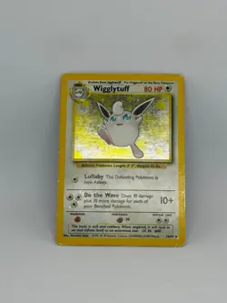 Pokemon Card Wigglytuff 16/64 Jungle No Symbol Error - MP - Image 3