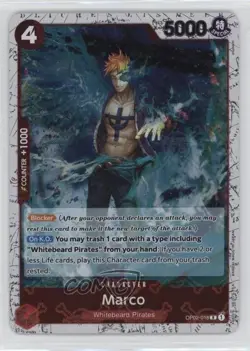 2024 One Piece Card Game: Premium PRB-01 The Best Reprint Pirate Foil Marco 1d2q - Image 1