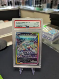 Terapagos EX 130/102 Pokemon Card Stellar Miracle Japanese PSA 10 Gem Mint - Image 1