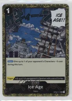 2022 One Piece Card Game: Paramount War OP02 Ice Age #OP02-117 1d2q - Image 1