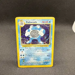 🔥 Poliwrath 13/102 Original Holo Rare Base Set Pokemon Card 1999 WOTC TCG - NM - Image 1