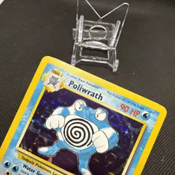 🔥 Poliwrath 13/102 Original Holo Rare Base Set Pokemon Card 1999 WOTC TCG - NM - Image 2