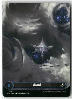 Island (0263) (Borderless) Edge of Eternities Regular MTG NM MAGIC - Image 1