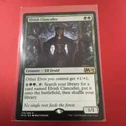 Elvish Clancaller Core Set 2019 Regular MTG Magic The Gathering 179/280 - Image 1